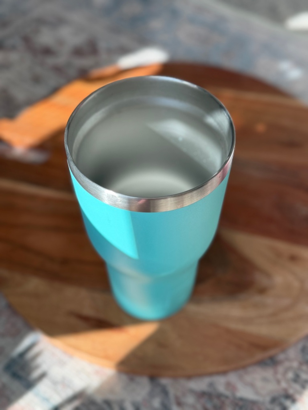 RTIC Turquoise Insulated Tumbler with Slide Lid - Picture 11 of 12